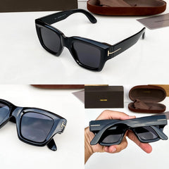 T0m F0rd 184 Black-Black Sunglass (Shining)