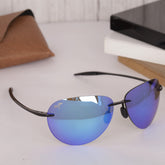 Maui Jim Sunglasses Sugar Beach MJ HT 421 Blue Mirror Sunglass