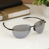 MJ Series Sugar Beach MJ HT 421 Silver Mirror Sunglass