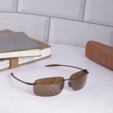 Maui Jim Breakwall 422-28 Brown Sunglasses