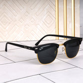 HeritageFrame 3O16 Black-Gold Sunglass