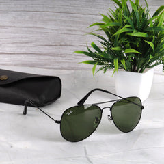 AirFrame 3O26 Black-Green Sunglass