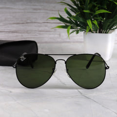 Stealth Tear Drop Black-Green Sunglass