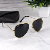 AirFrame 26 Gold-Black Sunglass