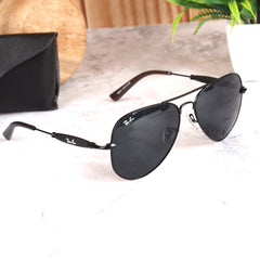 AirFrame 3517 Black-Black Sunglass