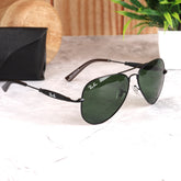 AirFrame 3517 Black-Green Sunglass