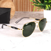 AirFrame 17 Gold-Green Sunglass