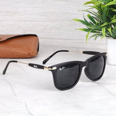 EdgeFrame 2148 Gold-Black Sunglass