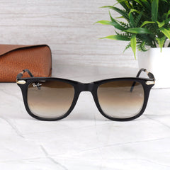 EdgeFrame 2148 Gold-Brown Sunglass (DC Shade)