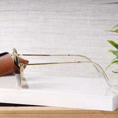 AirFrame 47 Round Gold-Green Sunglass