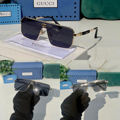 AeroLine GC0045 Gold-Black Sunglass
