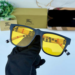 AeroLine BB4395 Black-Yellow Shining Sunglass