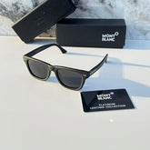 Stealth MB 0254 Black- Black Square Sunglass(Matt)
