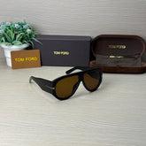 Stealth Oversized Black-BrownSunglass