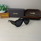 Stealth Oversized Black-Black Sunglass