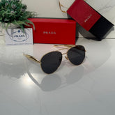 Stealth PR Gold-Black Tear Drop Sunglass