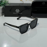 Stealth Square PL Black Sunglass