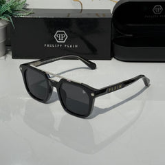 Stealth Square PL Black Sunglass