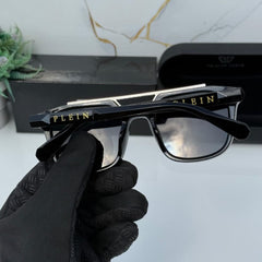 Stealth Square PL Black Sunglass