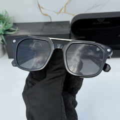 Stealth Square PL Black Sunglass