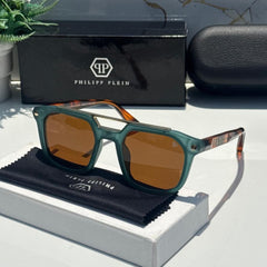 Stealth Square Tortoise Brown Sunglass