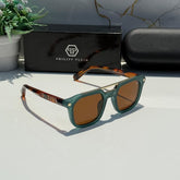 Stealth Square Tortoise Brown Sunglass