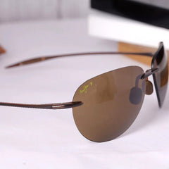 Maui Jim Sunglasses Sugar Beach MJ HT 421 Brown Sunglass(Polarized)