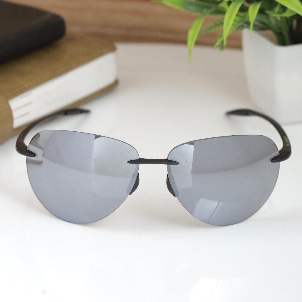 MJ Series Sugar Beach MJ HT 421 Silver Mirror Sunglass