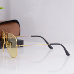 AirFrame 3O26 Gold-Light Yellow Night Vision Sunglass