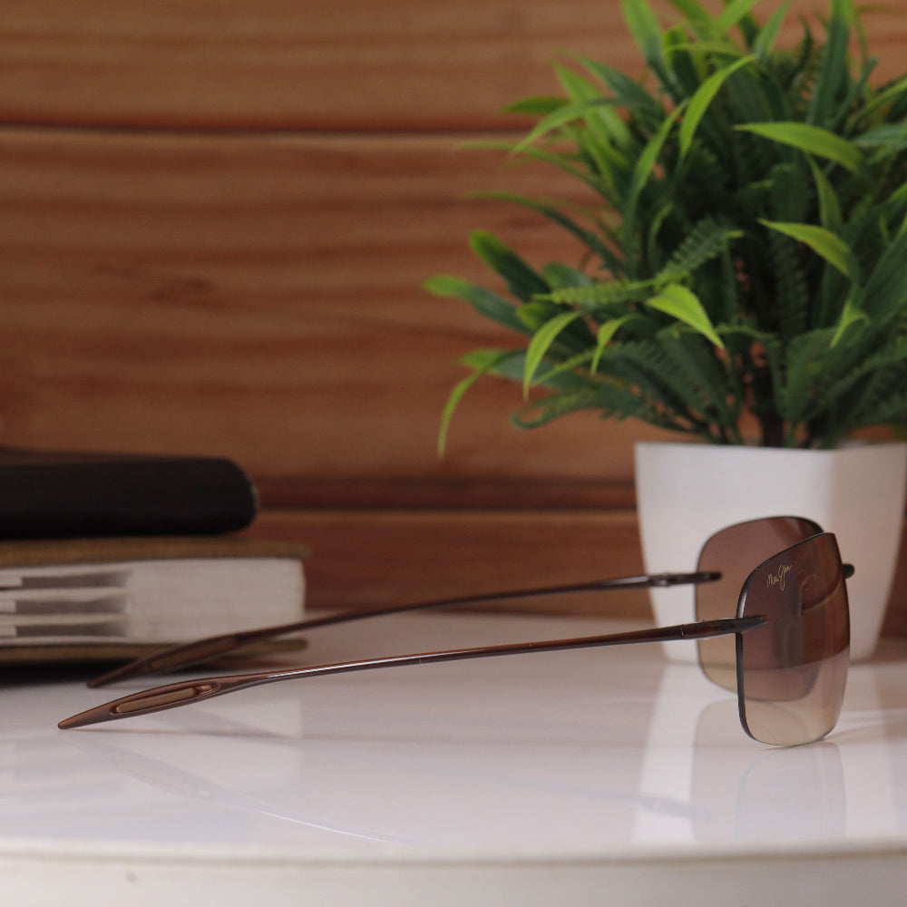 MJ Series Breakwall 422-28 Shaded Brown Sunglasses