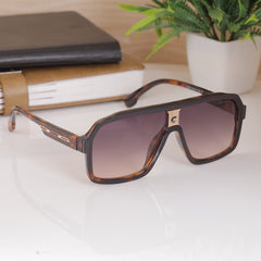 Stealth Shield Tortoise Brown Gradient Sunglass
