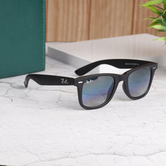 EdgeFrame 2140 Black-Blue Sunglass (DC Shade)