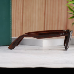 Stealth Tilted Brown-Brown Square Sunglass