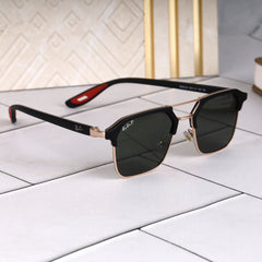 EdgeFrame O4 Gold-Green Sunglass