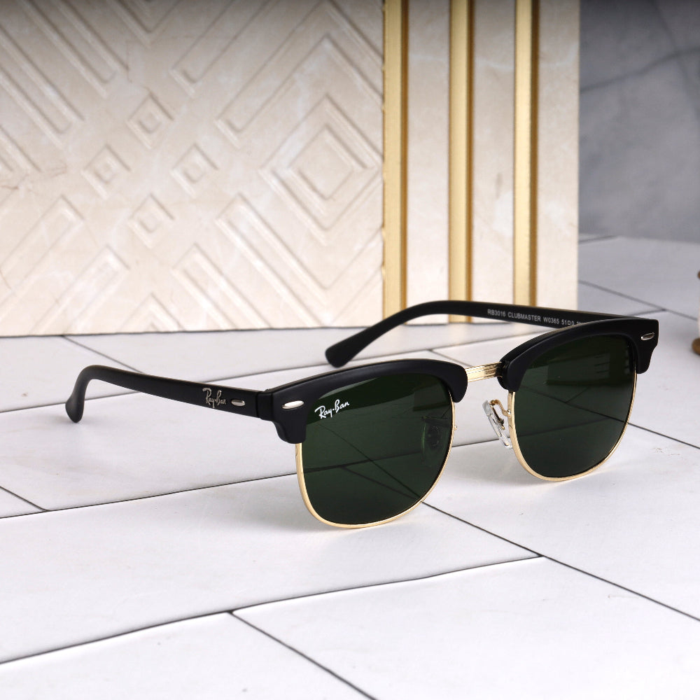 HeritageFrame 3O16 Green-Gold Sunglass