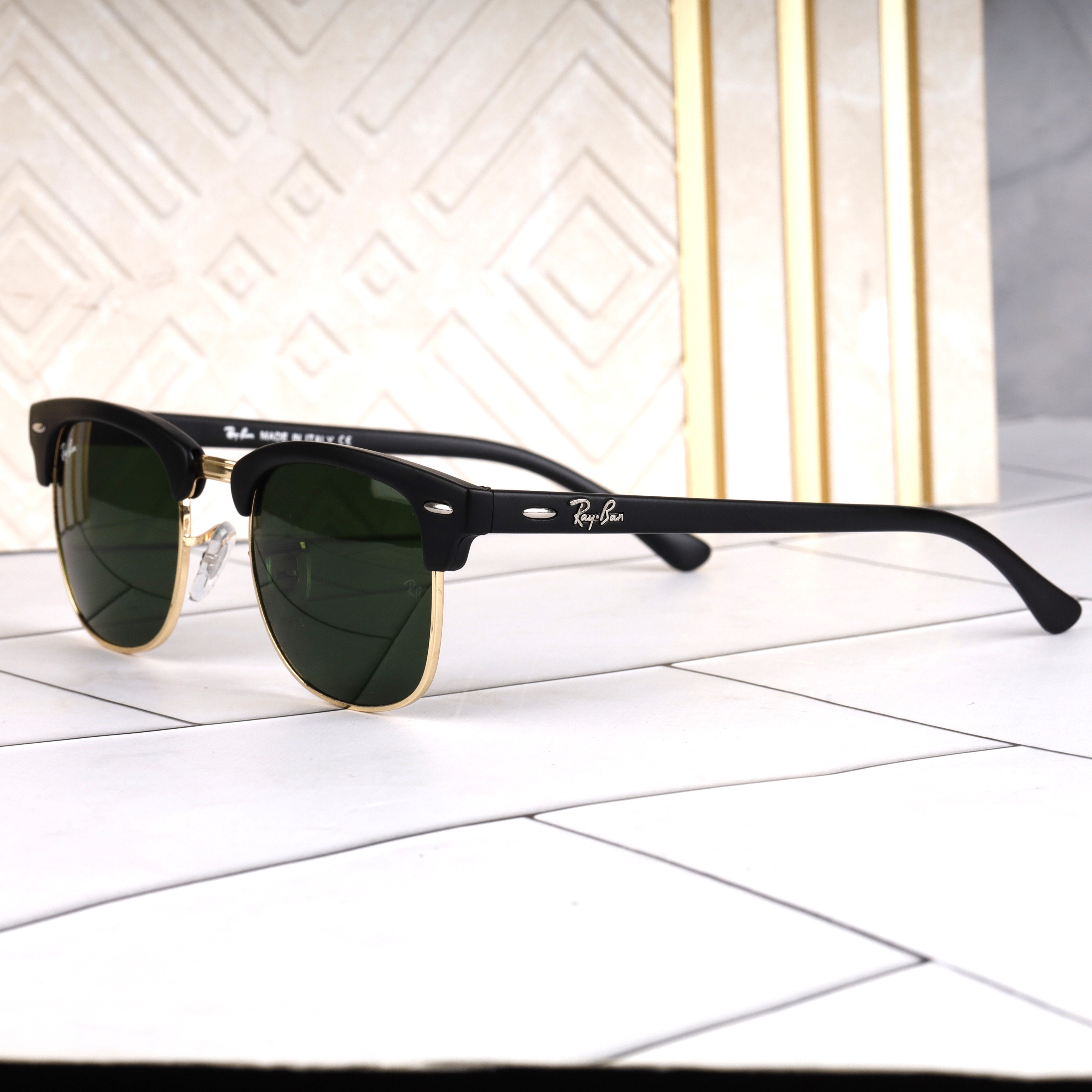 Heritage Frame 3O16 Gold-Green Sunglass