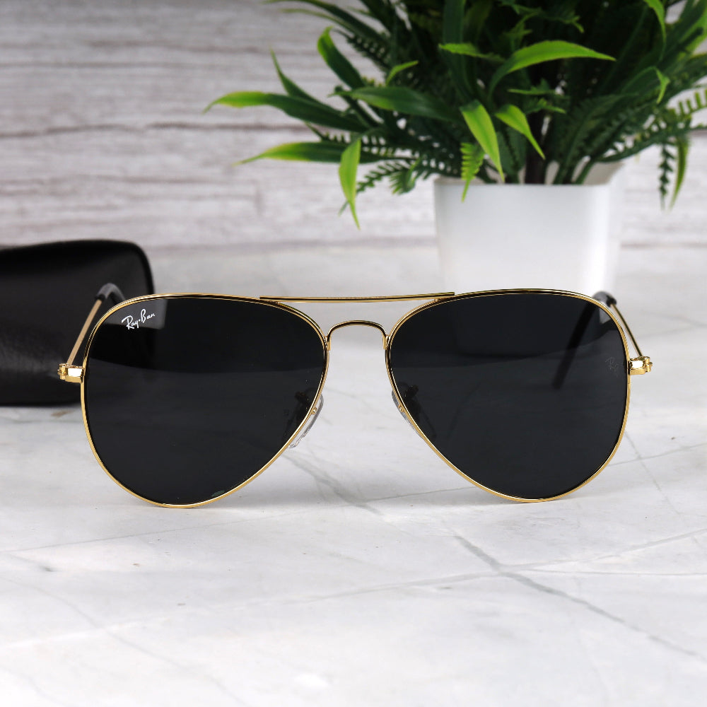 AirFrame 3O26 Gold-Black Sunglass