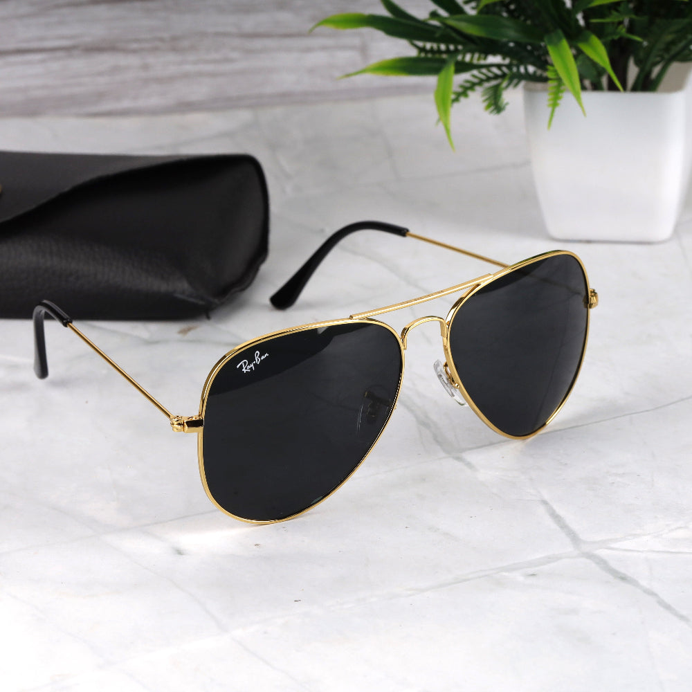 AirFrame 3O26 Gold-Black Sunglass
