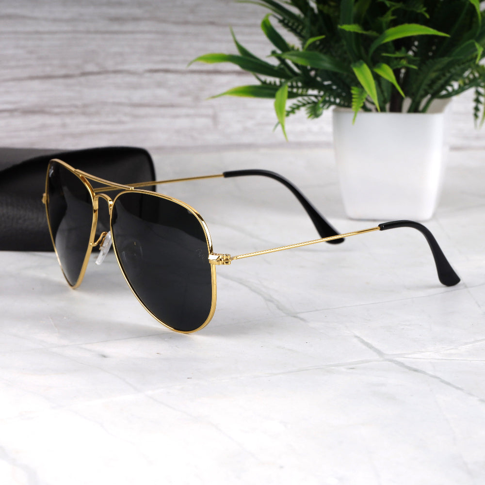 AirFrame 3O26 Gold-Black Sunglass