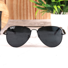AirFrame 3517 Black-Black Sunglass