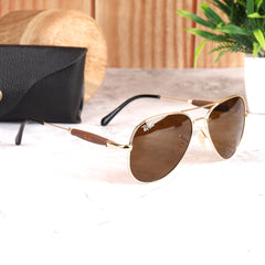 AirFrame 17 Gold-Brown Sunglass