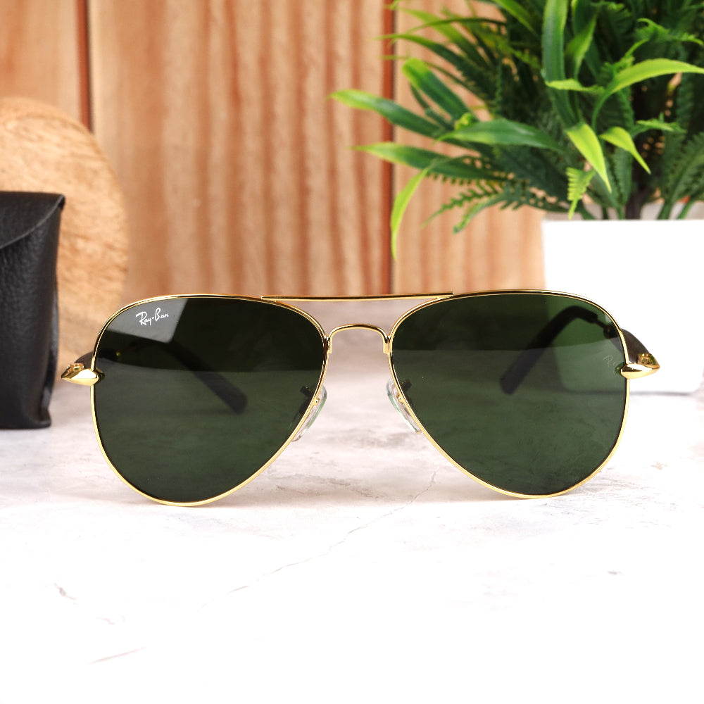AirFrame 17 Gold-Green Sunglass
