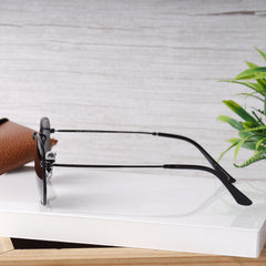 AirFrame 48 Hexagonal Black-Black Sunglass