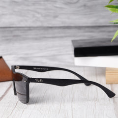 Stealth 87 Black- Black Square Sunglass