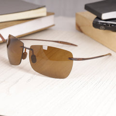 MJ Series Lighthouse 423-02 Brown Neutral Brown Sunglasses(Polarized)