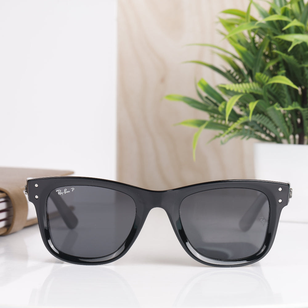 Stealth Classic Square Reverse Black Sunglass