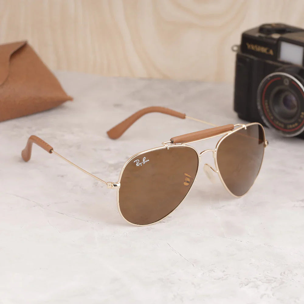 AirFrame 3422-Q Gold-Brown Sunglass