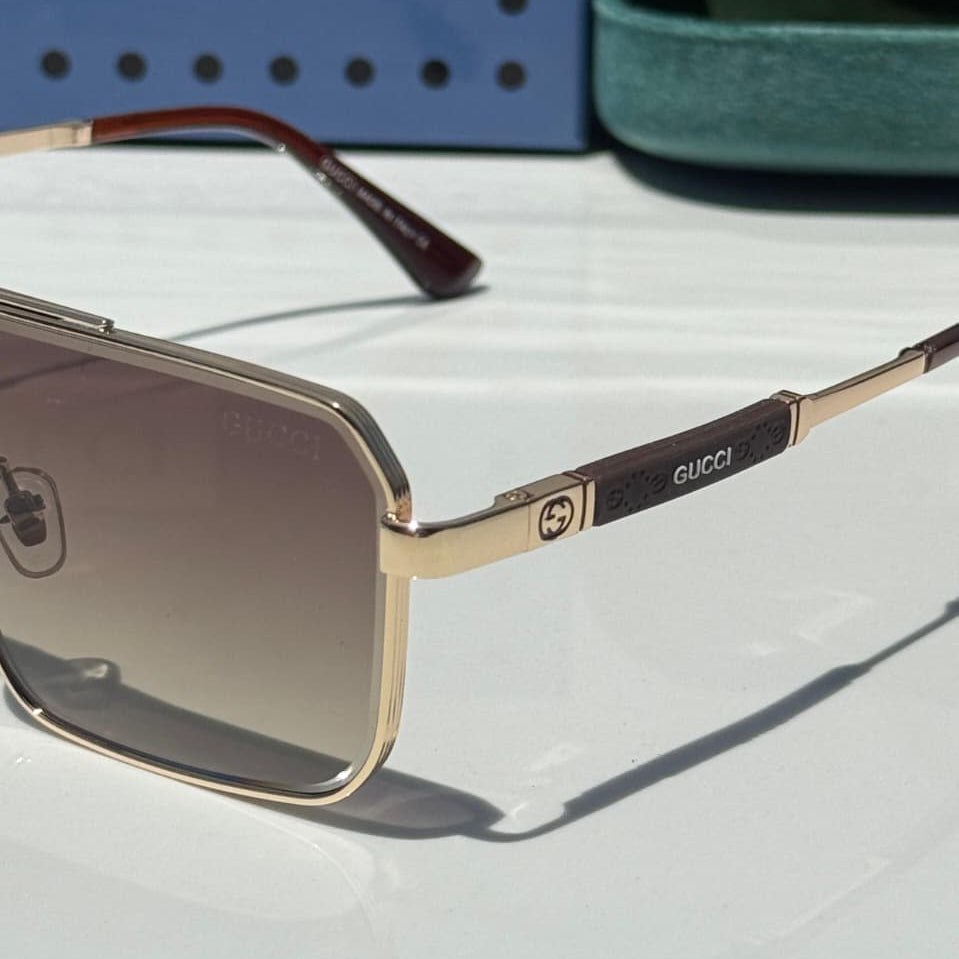AeroLine GC0045 Gold-Brown Shaded Sunglass