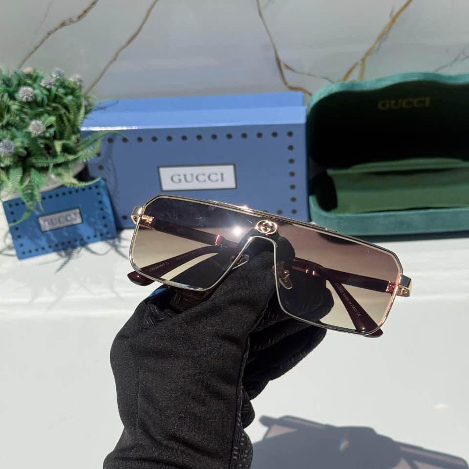 AeroLine GC0045 Gold-Brown Shaded Sunglass