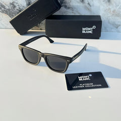 Stealth MB 0254 Black- Black Square Sunglass(Matt)